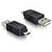 Adapter USB micro-B male to USB2.0 A-male USB micro-B USB 2.0 A Nero cavo di interfaccia e adattatore - Foto miniatura 1
