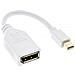 17150W 0.15m DisplayPort Mini DisplayPort Bianco cavo DisplayPort - Foto miniatura 1