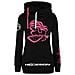 Hoodie Lady Angler L Nero / rosa - Foto miniatura 1