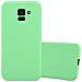Custodia Compatibile Con Samsung Galaxy A5 2018 In Candy Pastello Verde - Coperchio Protettivo In Silicone Tpu Flessibile - Foto miniatura 1