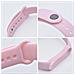Cinturino Silicone Watch Band Per Xiaomi Mi Band 5 - 6 - 7 Rosa - Foto miniatura 3