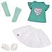 Di Battat - Completo Scintillante Con Stile Con Top E Gonna Scintillanti - Vestiti E Accessori Per Bambole Da 14 Pollici - Foto miniatura 1