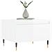 Tavolini Salotto 2pz Bianco Lucido 50x46x35cm Legno Multistrato - Foto miniatura 3