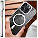 Cover Magsafe Per Iphone 15 Pro Robusta Clear Case Trasparente - Foto miniatura 2
