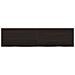 Piano Bagno Marrone Scuro 160x40x (2-4) cm Legno Trattato - Foto miniatura 3