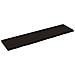 Piano Bagno Marrone Scuro 160x40x (2-4) cm Legno Trattato - Foto miniatura 1