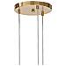 Lampadario Ralfes Vetro Ottone - Foto miniatura 7