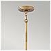 Lampadario Contemporaneo Fletcher Acciaio Zinco Antico Ottone 3 Luci E27 - Foto miniatura 3