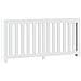 Copertura Termosifone Bianca 175x20x82 Cm In Legno Multistrato - Foto miniatura 2