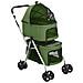 Passeggino Cani Pieghevole 2 Livelli Verde 83x48x97cm Tessuto - Foto miniatura 1