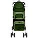 Passeggino Cani Pieghevole 2 Livelli Verde 83x48x97cm Tessuto - Foto miniatura 3