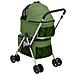Passeggino Cani Pieghevole 2 Livelli Verde 83x48x97cm Tessuto - Foto miniatura 5