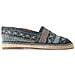 Scarpe Espadrillas Di Bufalo In Pelle Grigio Blu - Eu41/us8 - Foto miniatura 1