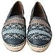 Scarpe Espadrillas Di Bufalo In Pelle Grigio Blu - Eu41/us8 - Foto miniatura 4
