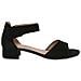 Black Suede Elegant Open Sandals Sandali Pelle Scarpe Donna Nero Eu 36, 9-28212-20-004 - Foto miniatura 1