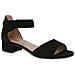 Black Suede Elegant Open Sandals Sandali Pelle Scarpe Donna Nero Eu 36, 9-28212-20-004 - Foto miniatura 2
