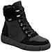 Black Casual Closed Ladies Mid Height Boots Stivaletti Pelle Scamosciata /nabuk Scarpe Donna Nero Eu 38, D1t74-00 - Foto miniatura 1