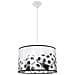 Lampada A Sospensione Football B 40 Sl. 1427 - Moderno Lampade A Sospensione Bianco Nero 82x40x40 Cm - Foto miniatura 1