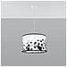 Lampada A Sospensione Football B 40 Sl. 1427 - Moderno Lampade A Sospensione Bianco Nero 82x40x40 Cm - Foto miniatura 7