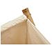 Cesto Per Biancheria Bianco Crema 41,5x36x63,5 Cm In Bambù - Foto miniatura 7