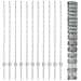 Posti per Recinzione  22 pcs U-Channel 120 cm Acciaio Galvanizzato, Recinzione da Campo  1.2x25 m Acciaio Galvanizzato - Foto miniatura 5
