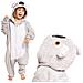 Pigiama Per Bambini Kigurumi Onesie Costume Koala Grigio 105-115 Cm - Foto miniatura 1