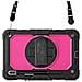 Custodia Blindata Con Supporto Girevole Per Samsung Galaxy Tab S7/8 Rosa - Foto miniatura 2