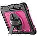 Custodia Blindata Con Supporto Girevole Per Samsung Galaxy Tab S7/8 Rosa - Foto miniatura 3