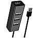 Hub Usb 3.0 Nero A 4 Porte Con Cavo Da 150cm - Trasferimento Dati Ad Alta Velocità E Ricarica - Foto miniatura 2
