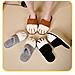 Pantofole Calde E Accoglienti Per La Casa Di Coppia - Calzature Unisex Antiscivolo Per Interni Black L - Foto miniatura 6