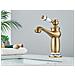 Rubinetto per lavabo da bagno, Blackswan, tipo M366, modello bronzo antico, misura 19,5 cm - Foto miniatura 3