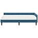 Struttura Letto Angolare con Materasso Altro 2 pcs Blu Velluto - Foto miniatura 5