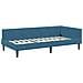 Struttura Letto Angolare con Materasso Altro 2 pcs Blu Velluto - Foto miniatura 6