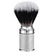 Pennello Da Barba In Schiuma Per Uomo: Manico Premium In Lega Di Alluminio Per Schiuma Ricca Silver - Foto miniatura 1