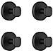 Ganci A Ventosa 4-pack In Acciaio Inossidabile, Senza Forare, Riutilizzabili E Impermeabili Per Bagno Cucina Camera, Design Moderno Minimalista Black - Foto miniatura 1