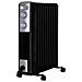 RN 2500 Riscaldatore Ambiente Elettrico a Olio Nero 2500 W - Foto miniatura 1
