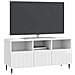 Mobile TV Bianco Lucido 102 x 34,5 x 50 cm Legno ingegnerizzato - Foto miniatura 2