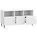 Mobile TV Bianco Lucido 102 x 34,5 x 50 cm Legno ingegnerizzato - Foto miniatura 3
