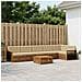 Set di divani da esterno con cuscino 7 pcs Naturale e Beige - Foto miniatura 2