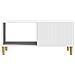 Tavolino da salotto Bianco 90 x 50 x 40 cm Legno ingegnerizzato - Foto miniatura 5