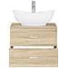 Set di mobili per il bagno Rovere Sonoma Legno ingegnerizzato - Foto miniatura 7