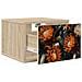 Mobiletto da comodino a parete LOCHEM 2 pz Rovere Sonoma - Foto miniatura 4