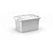 Contenitore Bi Box Bianco, Plastica, Maniglie 36,5x26xh. 19 Cm - Foto miniatura 1