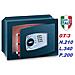 Cassaforte a muro Gold Trony GT / 3 210x340x200mm - Foto miniatura 2