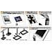 ICA-TBL 1501 - Supporto da Pavimento con Chiave di Sicurezza iPad / Tablet 9.7''-10.1'' - Foto miniatura 4
