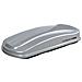 Box Tetto Baule Portatutto 430l Doppia Apertura Argento Lucido Abs - Foto miniatura 4