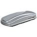 Box Tetto Baule Portatutto 430l Doppia Apertura Argento Lucido Abs - Foto miniatura 10