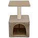 Albero Per Gatti Con Tiragraffi In Sisal 55 Cm Beige - Foto miniatura 2