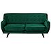 Divano A 3 Posti In Velluto Verde Bodo - Foto miniatura 4