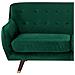 Divano A 3 Posti In Velluto Verde Bodo - Foto miniatura 14